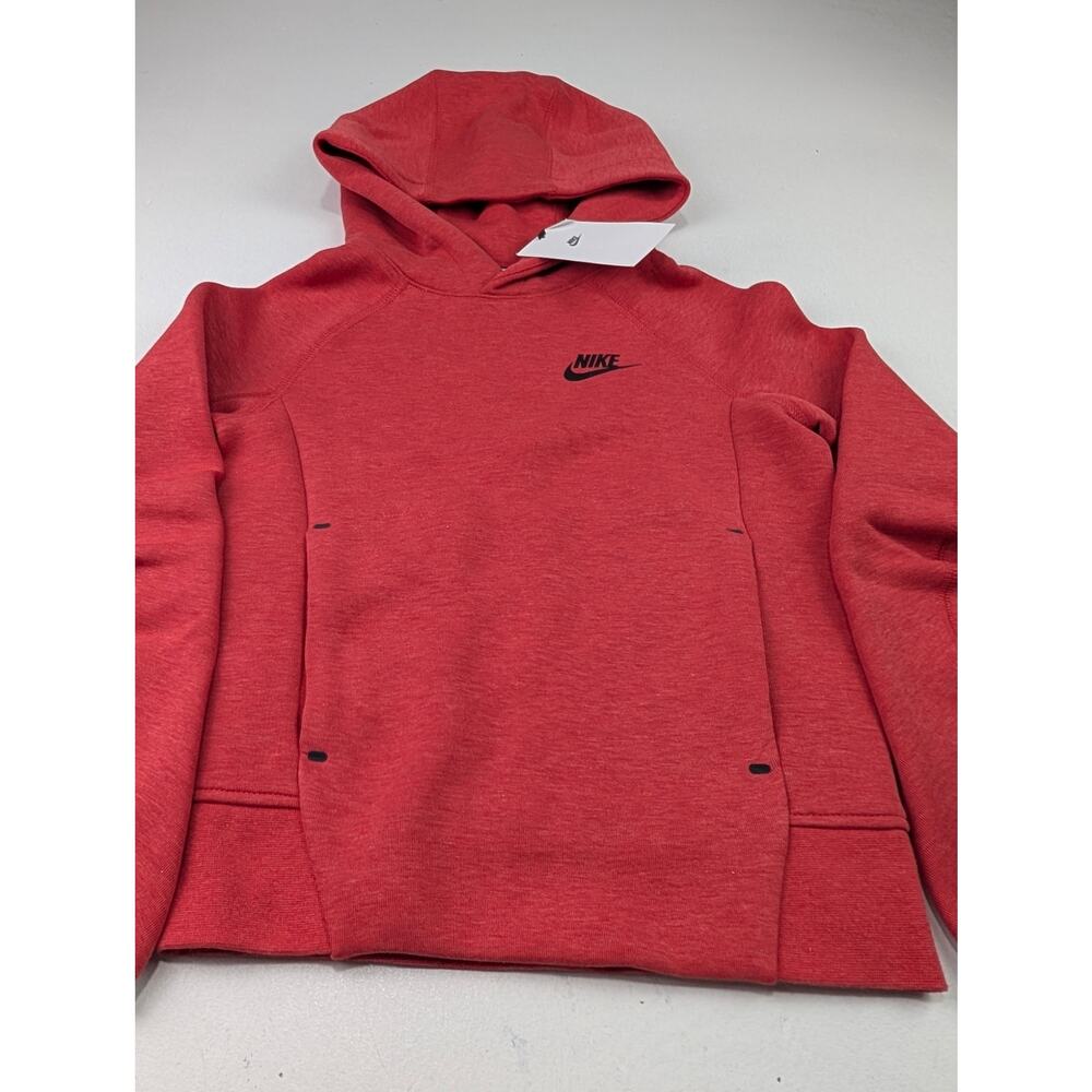 Nike Red Tech Fleece Hoodie - Youth XS - Picture 2 of 4
